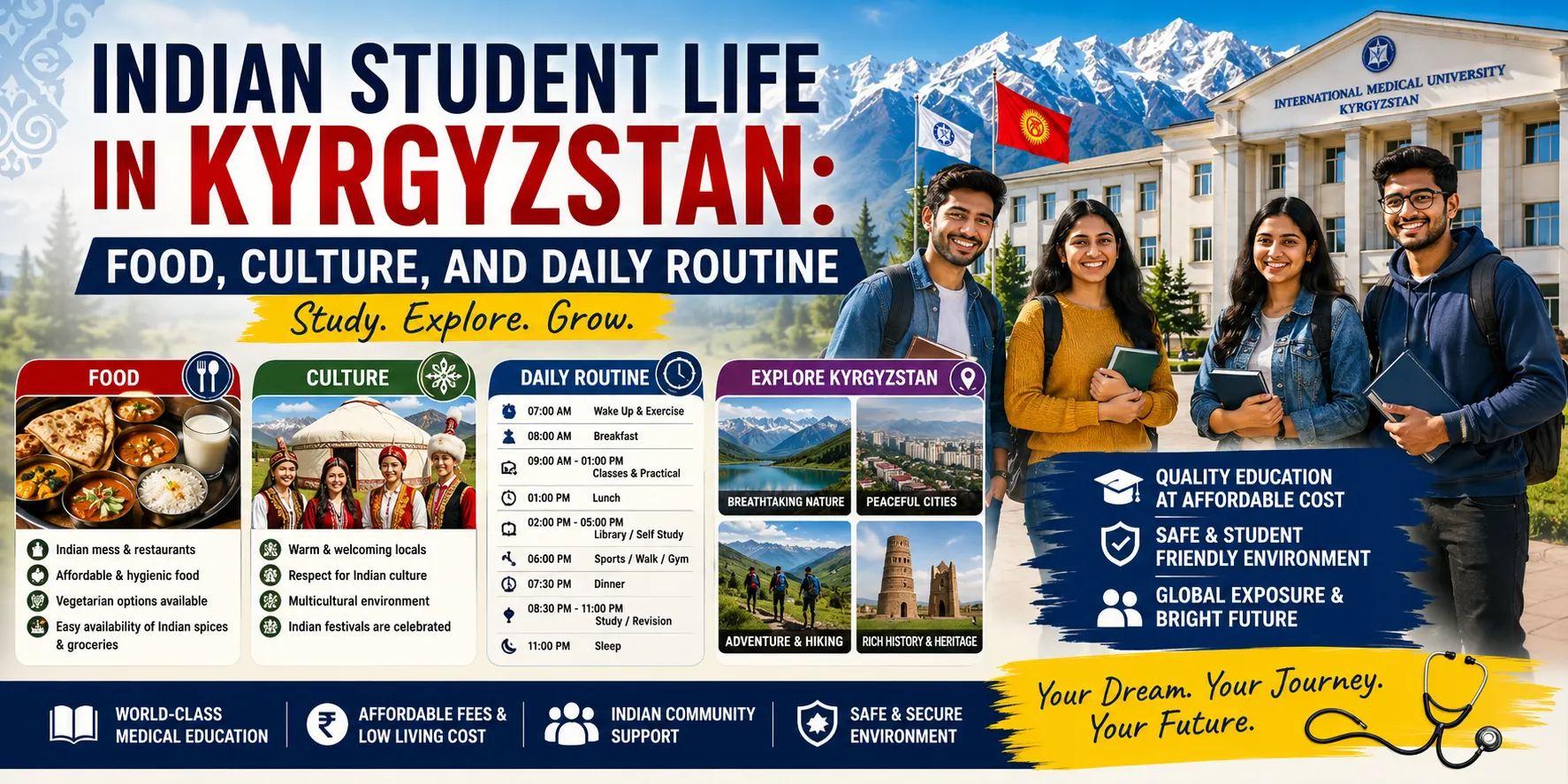 Food, Culture and Daily Life of Indian Students in Kyrgyzstan